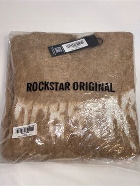 Andros Brown Graphic Knitted Hoodie
